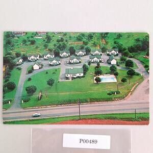 Allstate Motor Court US Highway 250 Waynesboro Virginia 1950s Postcard Motel